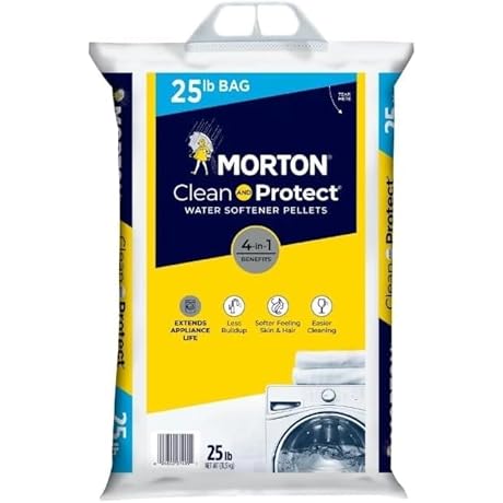 S&S Morton Salt Water Softener Clean and Protect Pellets
