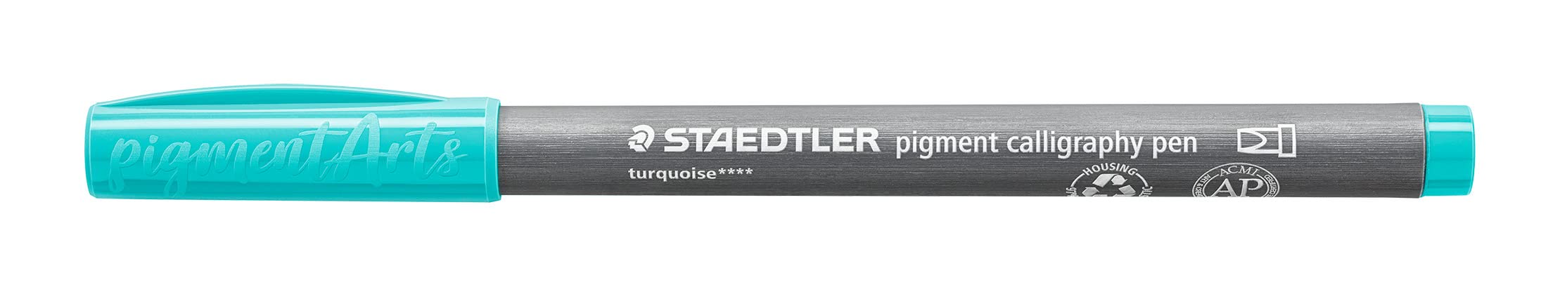 STAEDTLER 375-35 Pigment Arts Calligraphy Pen - Turquoise (Box of 10), standard - Image 2