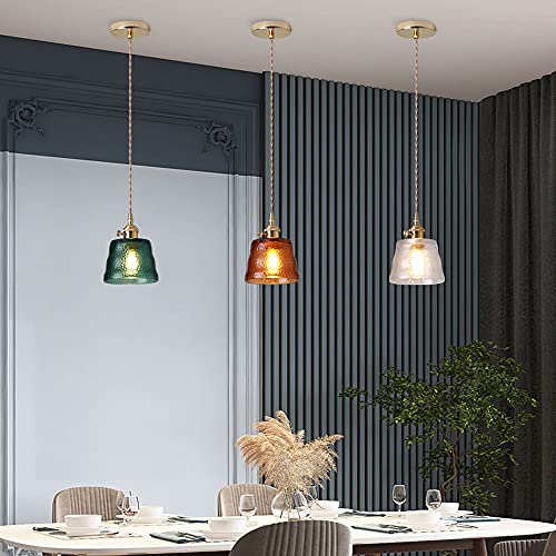Mini luz colgante de vidrio para barra de cocina americana y mesitas de noche modernas 6