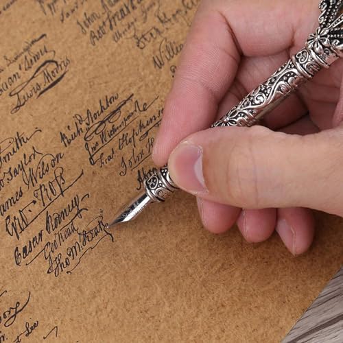 Caneta de pena para escrever, conjunto de caneta de pena e tinta Harry Potter para crianças Kits de