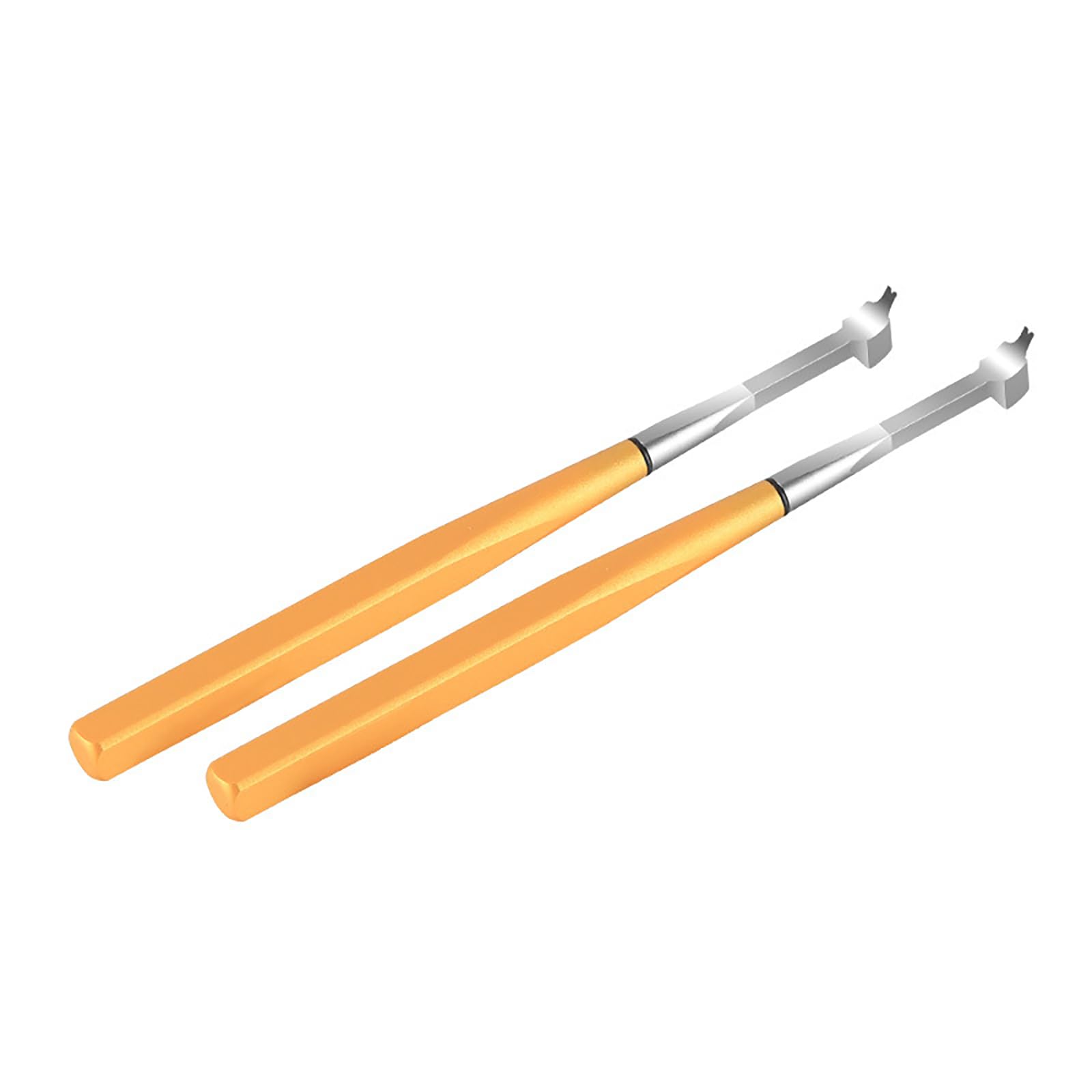 Loytv Yellow Of 2 High Strength Alloy Watch Hand Removal Tool Suitable For Accurate Second & Minutes Hand Disassembly Maintenance Double Head Watch Tool