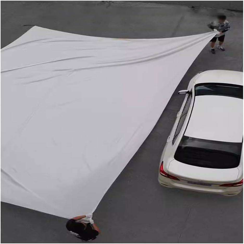 Emergency Fire Blanket for Car - 6x8m Silicone-Coated Fiberglass Fire Extinguisher, Fire Suppression Blanket for Electric & Fuel Vehicles, Survival Safety Kit with Carry Bag