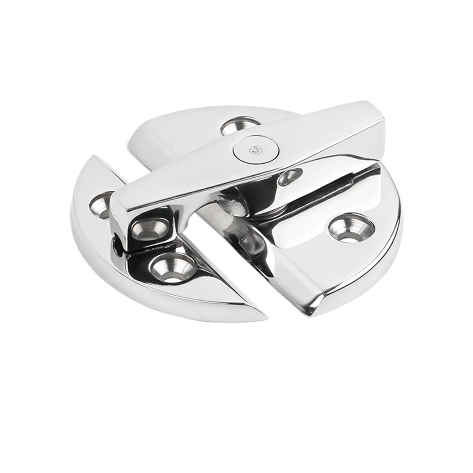 Loquet de porte rond inox 316 anti corrosion pour remplacer quincaillerie bateau