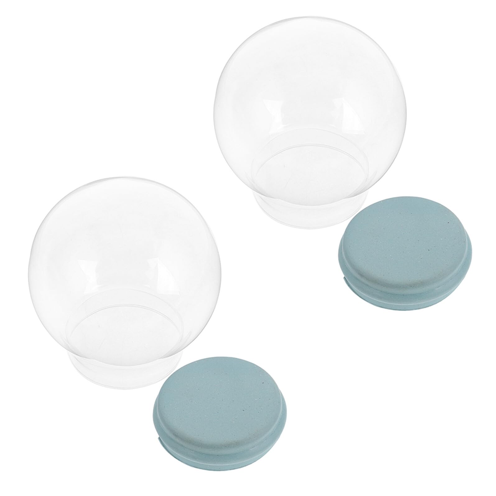 Cabilock 2pezzi Globo di Neve Fai da Te Kit per Realizzare Globi d Acqua Decorativi Terrario Vuoto per Ragazza e Ragazze Creazione Creativa di Decorazioni Stagionali