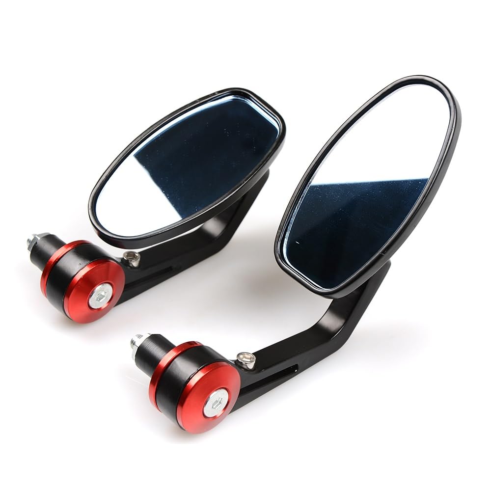 Adatto Maggior Parte Delle Bici Strada 7/8 "22MM Cruiser E Chopper Dirt Bike Specchietto Retrovisore Per Moto Manubrio Specchietti Retrovisori Laterali Moto Specchietti Laterali(UN)