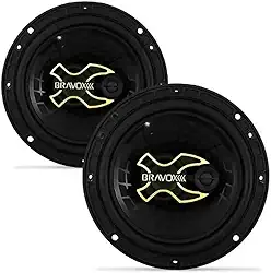 Par Alto-Falante Triaxial 6" 50RMS B3X60 GOLD - Bravox