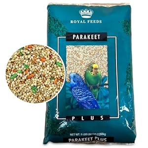 LEACH GRAIN & MILLING CO. Parakeet Plus Premium Parakeet Food 5lbs – Nutrient-Rich Seed Blend, Parakeet Bird Food with Vitamins & Minerals