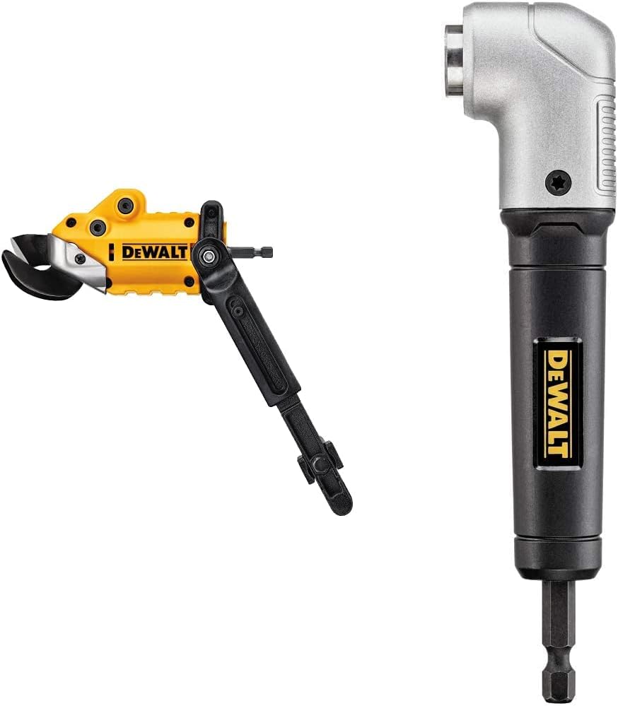 DEWALT Metal Shears Attachment, Impact Ready (DWASHRIR) + Adaptador