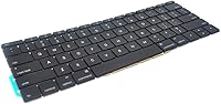 Vista 6 de Padarsey Teclado de repuesto con diseño de EE. UU. compatible con MacBook Pro de 13 pulgadas A1708 sin barra de panel táctil MacBookPro14, 1