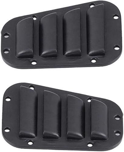 Miniatura 3 de Rejilla de admisión de automóvil RC y bisagra de cubierta del motor, rejillas de entrada de plástico, juego de bisagras de cubierta de motor con