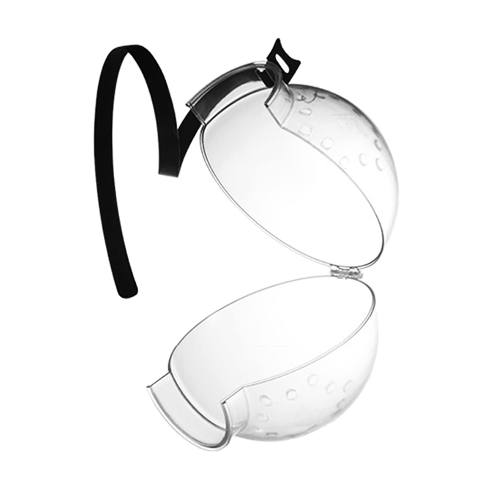 Katzen Maulkorb Kugel Atmungsaktiv Katzenpflege Katzenmaulkorb Anti-Biss Schutzkragen Elisabethanischer Kragen Verstellbar Luftmaulkorb Transparent Katzenhaube für Katzen zur Fellpflege Baden M