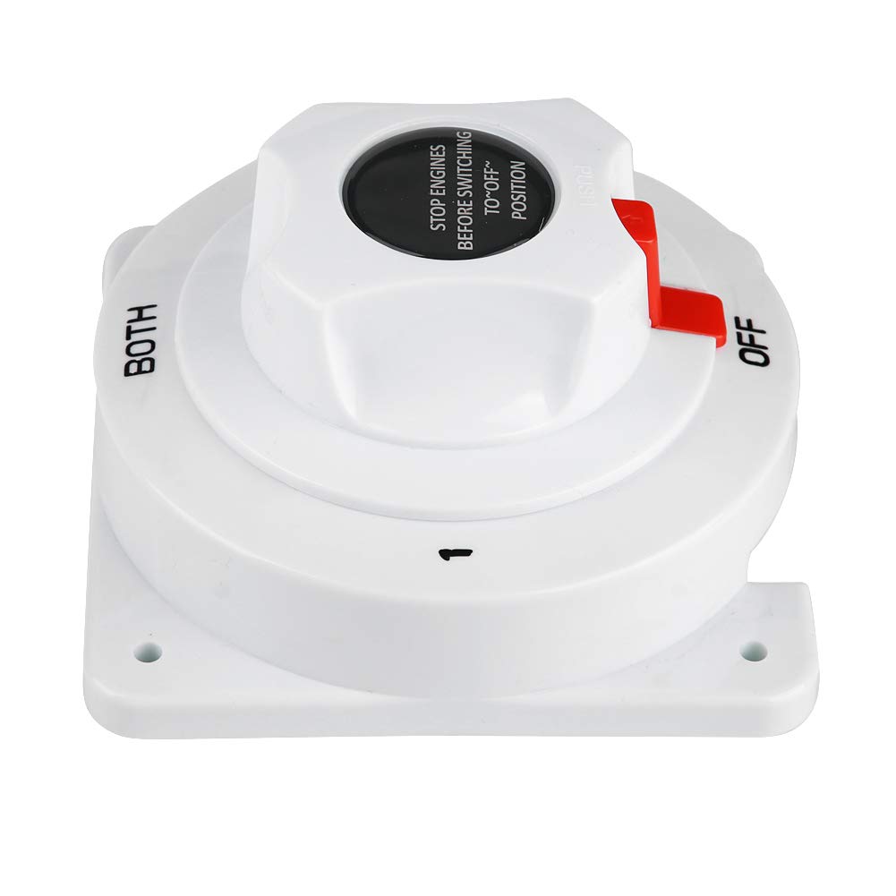 Selettore batteria per barca 12-36 V ENTRAMBI/Spento Selettore isolatore per doppia batteria per barca/camper/roulotte/yacht