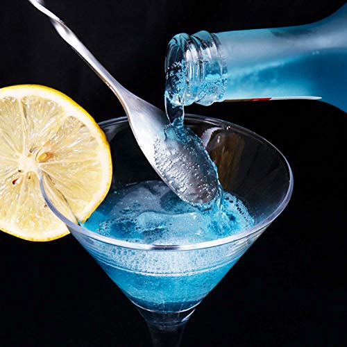 YFaith Barlepel, 2 stuks, spiraalvormige roerlepel, cocktail roerlepel, spiraalgreep, kan worden gebruikt voor… - Image 3