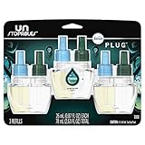 Febreze Plug in Air Fresheners, Unstopables Fresh, Odor Eliminator for Strong Odor, Scented Oil Refill (3 Count)