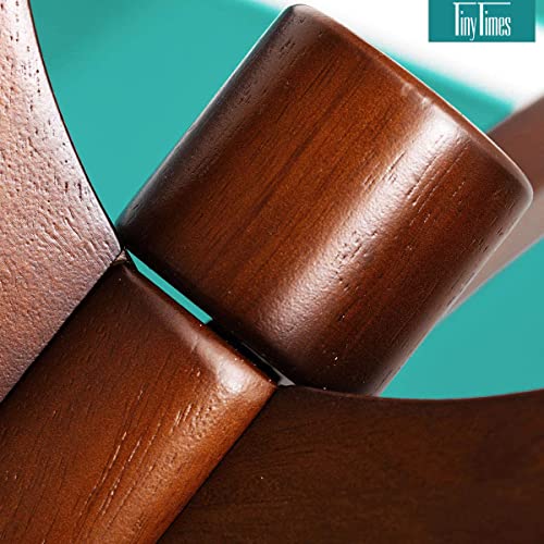 Tinytimes Wooden Coat Rack Free Standing, Sturdy Rustic Hall Tree Coat Tree Coat Hanger With 8 Hooks, For Coat, Hat, Clothes, Scarves, Handbags, Umbrella (Dark Brown) #TOP4