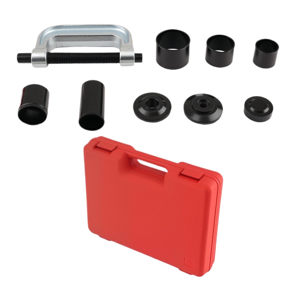 Set Master 8 Pezzi Attrezzo Pressa Giunto Sferico per Installazione Mozzo Ruota Auto