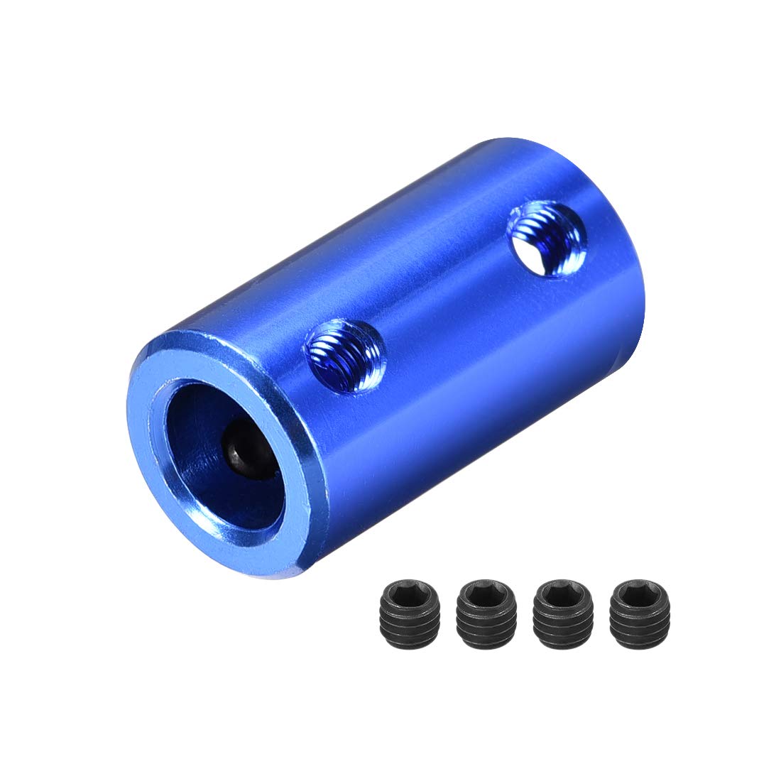 uxcell 7mm to 8mm Bore Rigid Coupling Set Screw L25XD14 Aluminum