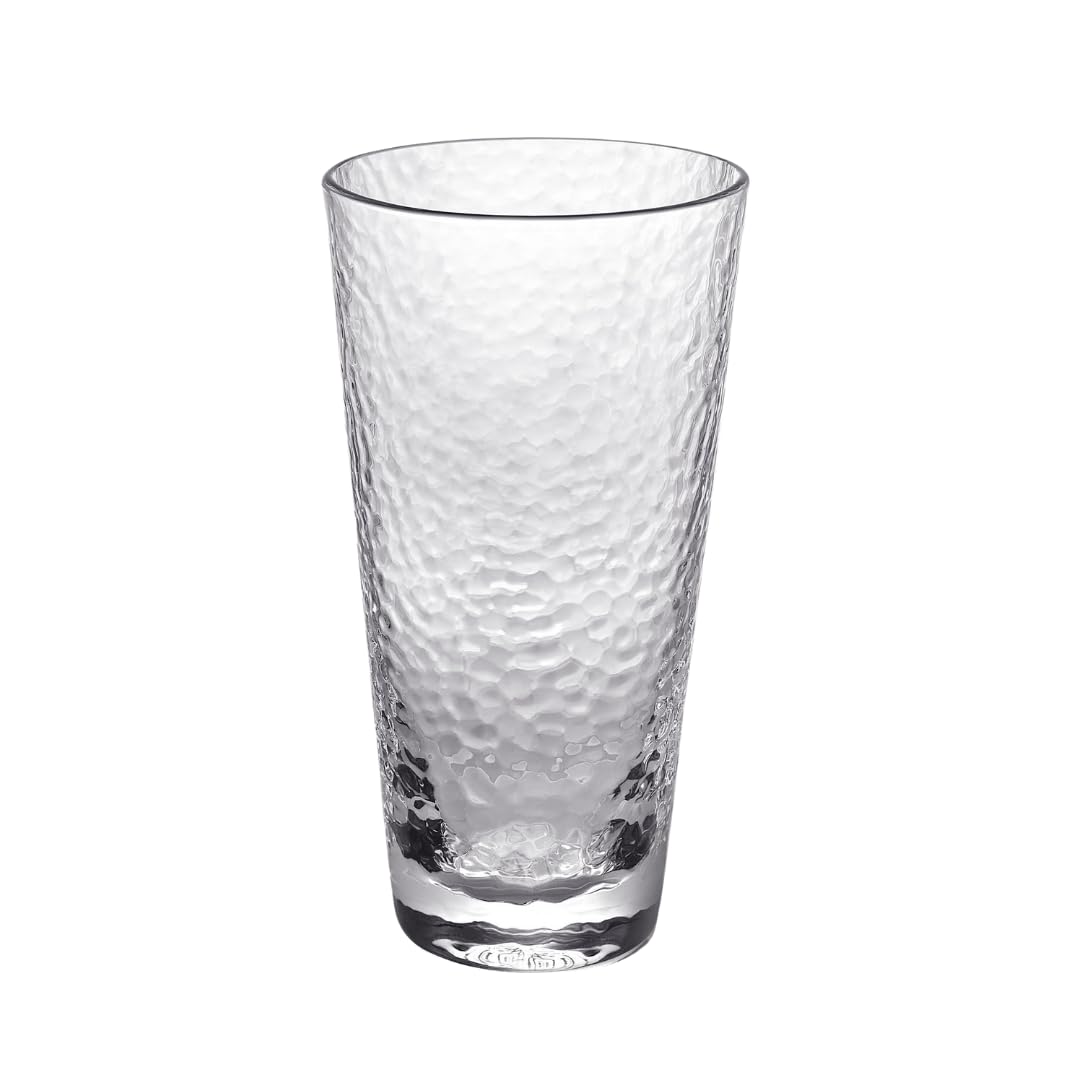 Wilmax Brocca in vetro 2,1 l con 6 bicchieri da 320 ml in un set - Set per bevande - Brocca per succhi, acqua, tè freddo, latte - Lavabile in lavastoviglie - Brocca in vetro