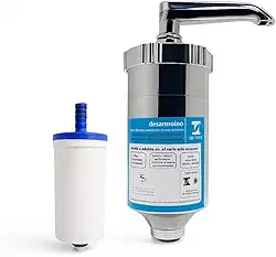 Filtro Copo Abs Com Refil Universal Para Torneira De Cozinha