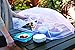 Not In My Backyard NB0017 Tabletop Food Tent with Access Door/Rectangle, 48.1 x 24.02 x 14.37, White