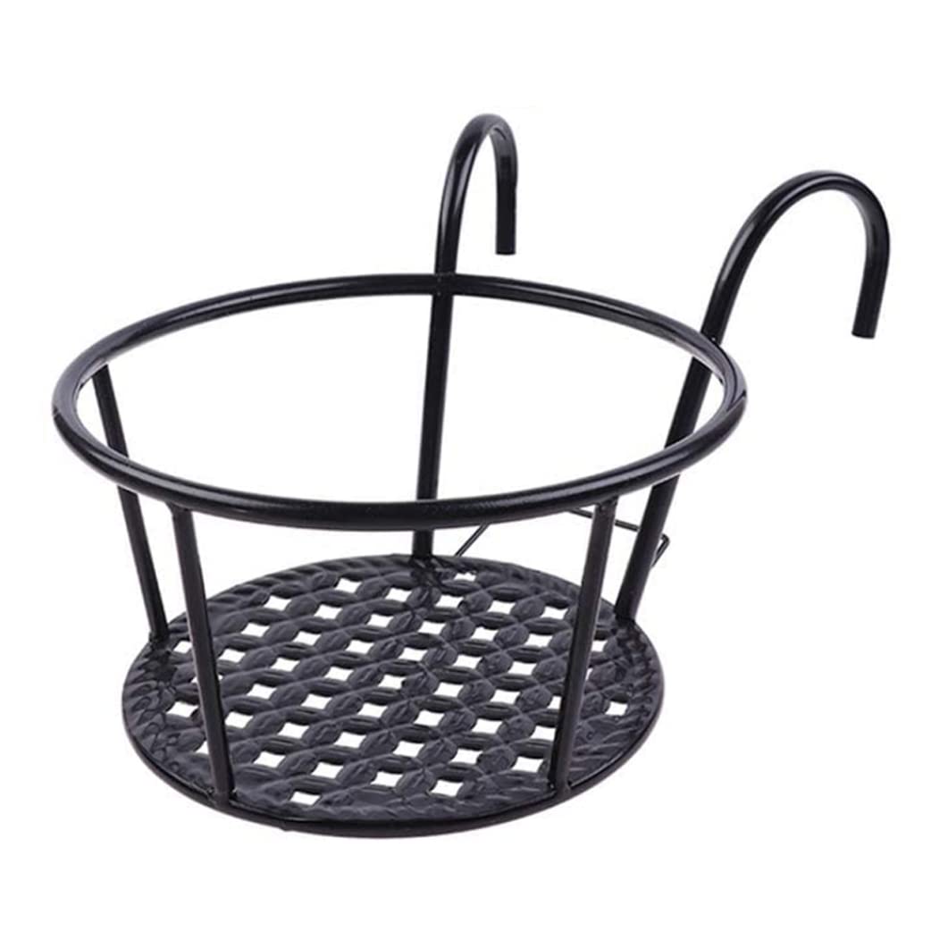 Wedhapy Hanging Plant Holder Flower Pot Holder Flower Pot Balcony Balcony Railing Pots for Hanging