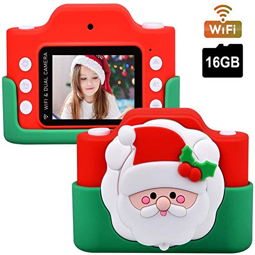 WiFi KinderKamera 24.0 MP Digitalkamera für Kinder 2.0 Inch Bildschirm Videorecorder Elektronisches Spielzeug Geburtstagsgeschenke