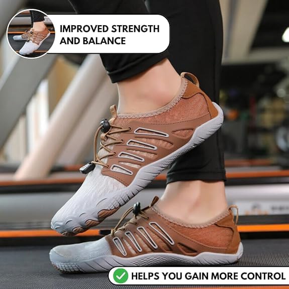 Image of Hike Footwear Colson Pro Barefoot Shoes, Wide Toe Box, Non-Slip | Quick-dry breathable mesh, flexible thin soles, arch support, promotes natural gait, for walking running gym