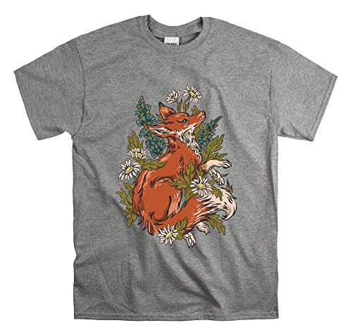 T-shirt Fox Camomilles gris XL idéal pour vos sorties décontractées
