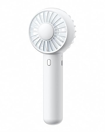 Gaiatop Mini Portable Fan, Powerful Hand Fan Cute Design 3 Speed Dual Motors Personal Small Desk Fan with Base (Green)