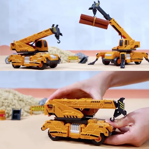 Image of Crane Toy Excavator Toy for Kids Unbreakable Bulldozer Construction Long Carne Vehicle for Kids 2 3 4 5 Year