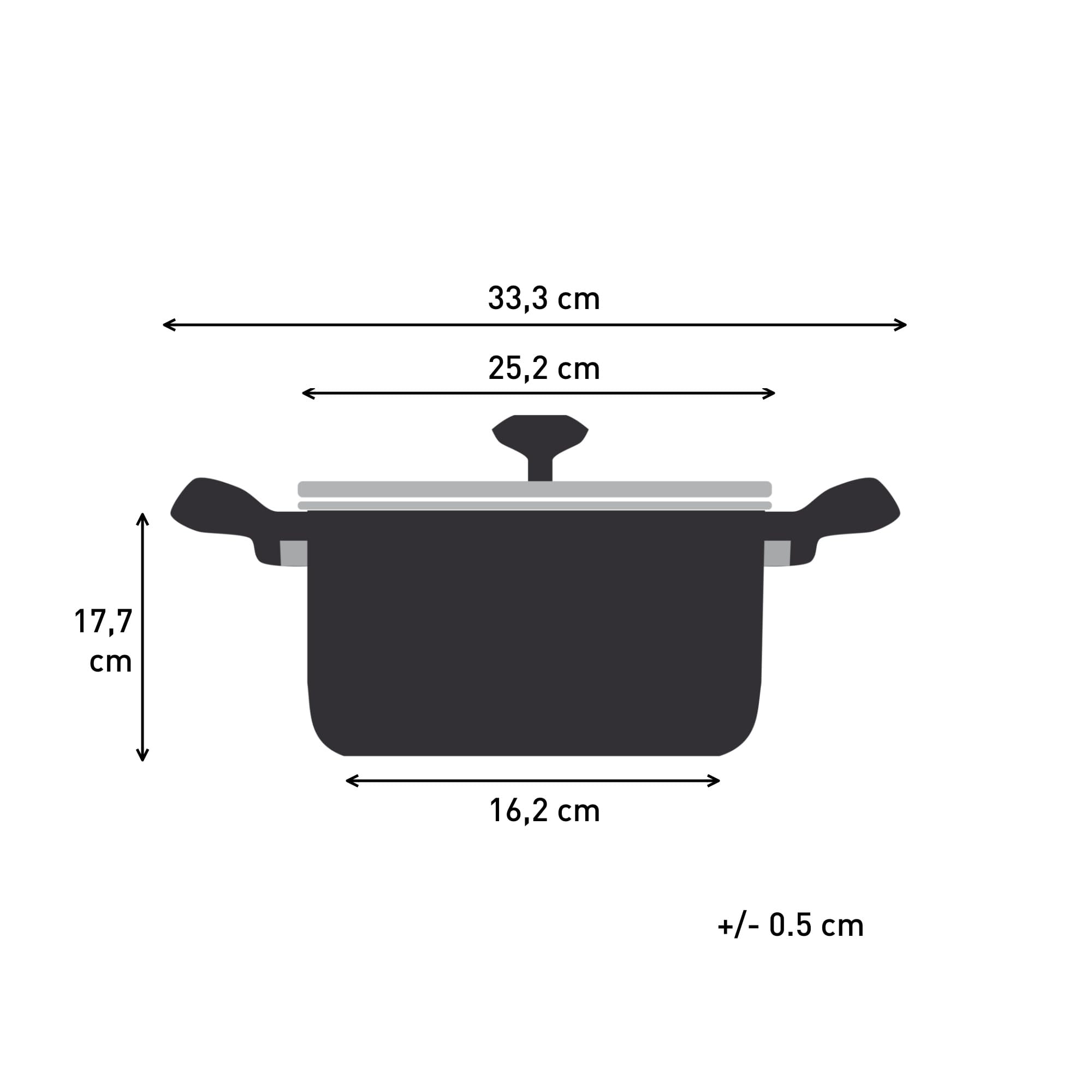 Tefal Cocotte en fonte d'aluminium 24cm, 4-5 personnes, Induction, Légère en fonte d'aluminium, Nettoyage facile, Revêtement céramique, Couvercle de condensation, Four, Air Soft Light E2664625
