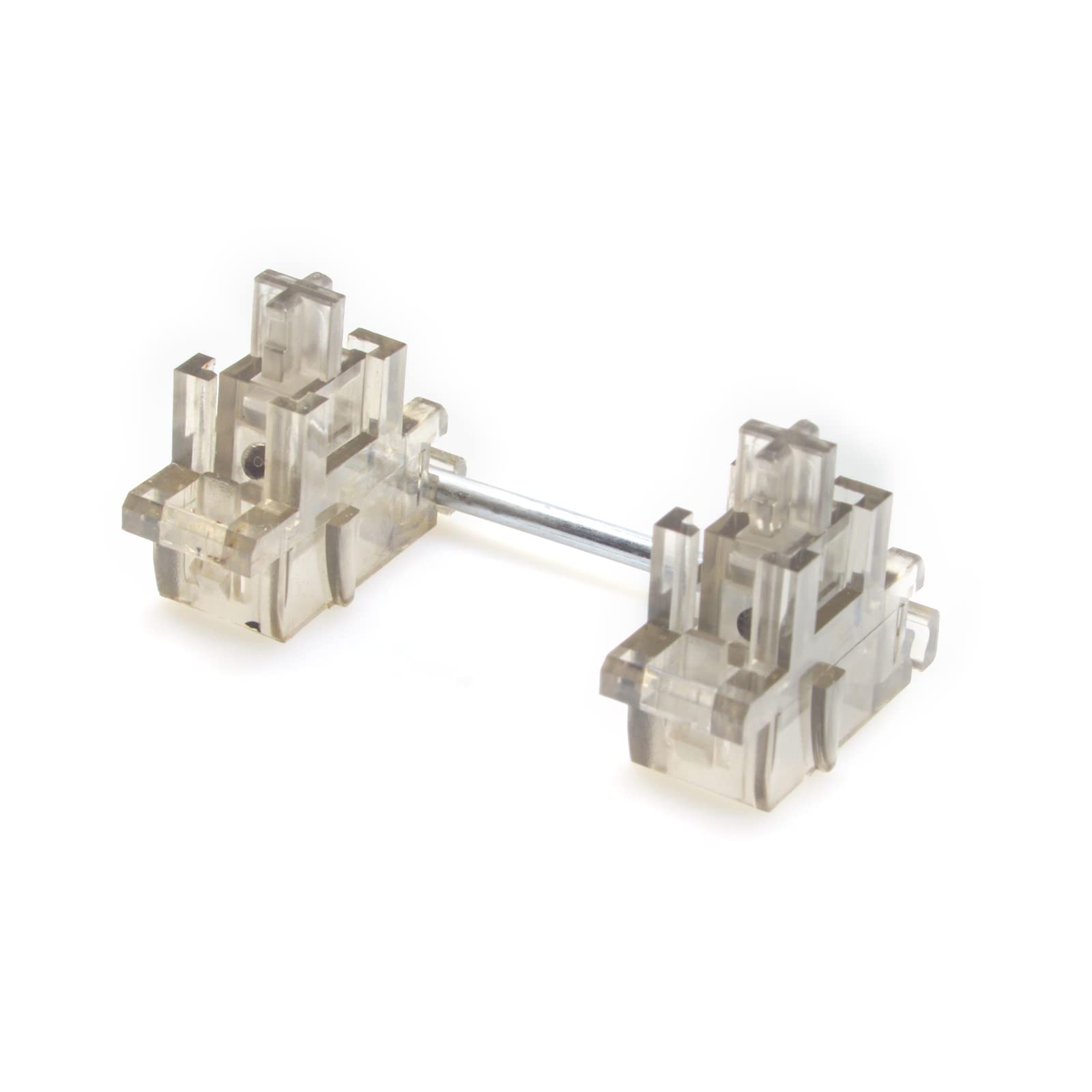 Plate Mount Stabilizers,6.25u 2u Translucent housing,Customized Stabilizers for MX Mechanical Keyboard（Translucent Black 60/87）