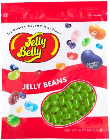 Jelly Belly Lemon Lime Jelly Beans - 1 Pound (16 Ounces) Resealable Bag - Genuine, Official, Straight from the Source