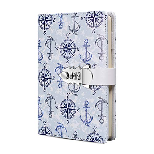A5 PU-Leder Tagebuch mit Schloss Tagebuch Cover