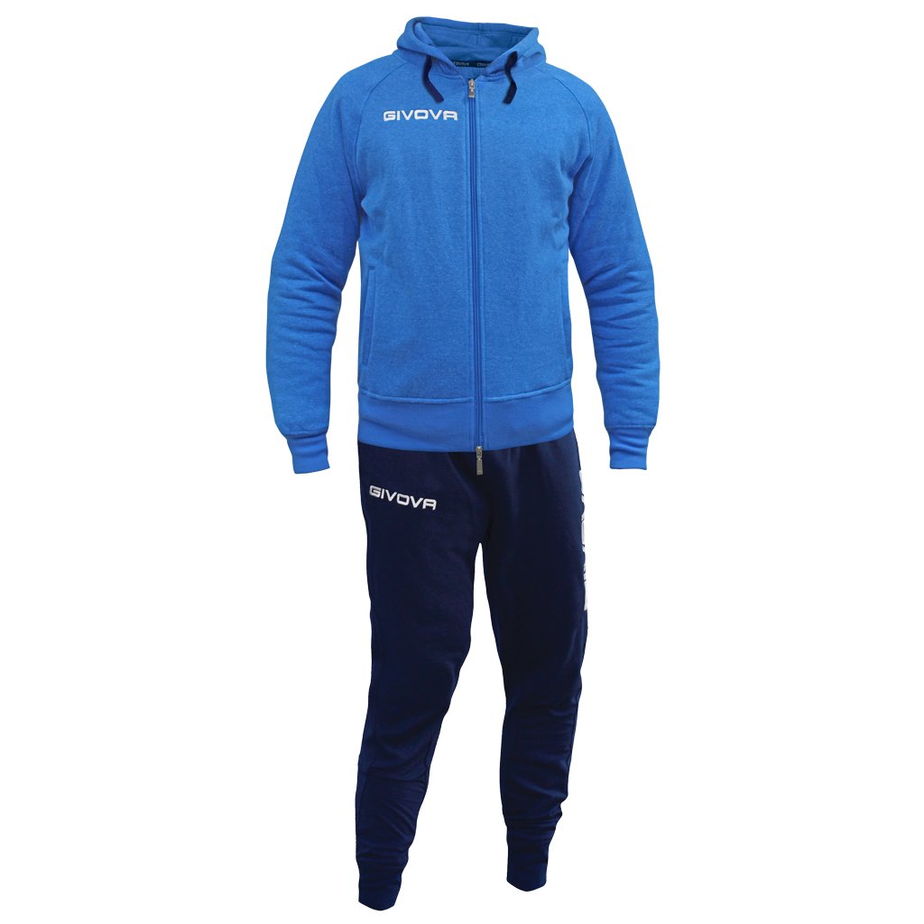 Givova, chandal poker, azul cielomelange/azul , 2XS