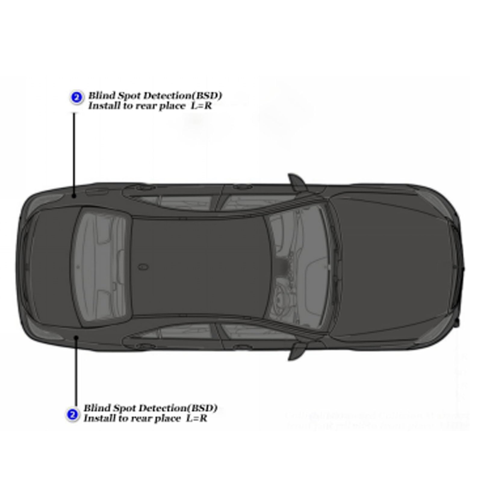 Naroote Czujnik Odległości Wspomagania Hamulca Przedniego Dokładne Dopasowanie Pasuje do CLA-Class W117 13-19, Wytrzymały materiał ABS, 1 Sztuka