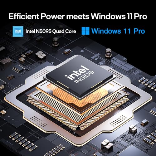 15.6-inch Windows 11 Laptop, 16GB RAM, 512GB SSD, FHD IPS Display Laptop Computer, Intel N5095 Quad Core, 2.4/5G WiFi, BT4.2 Backlit and Fingerprint, Lightweight and Portable - Image 3
