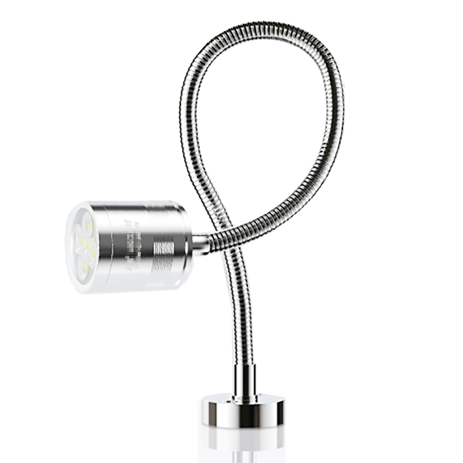 Lampada da Lavoro Industriale, Lampada per Macchine Utensili con Collo D'oca Flessibile e Base in Lega di Alluminio per Torni, Macchine da Cucire, Banchi da Lavoro(5W 110~220V)