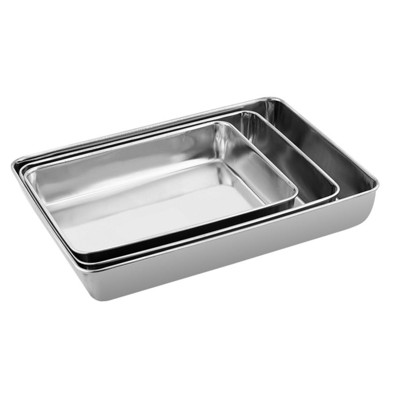 Plateaux acier inoxydable service plat froid et apéritif