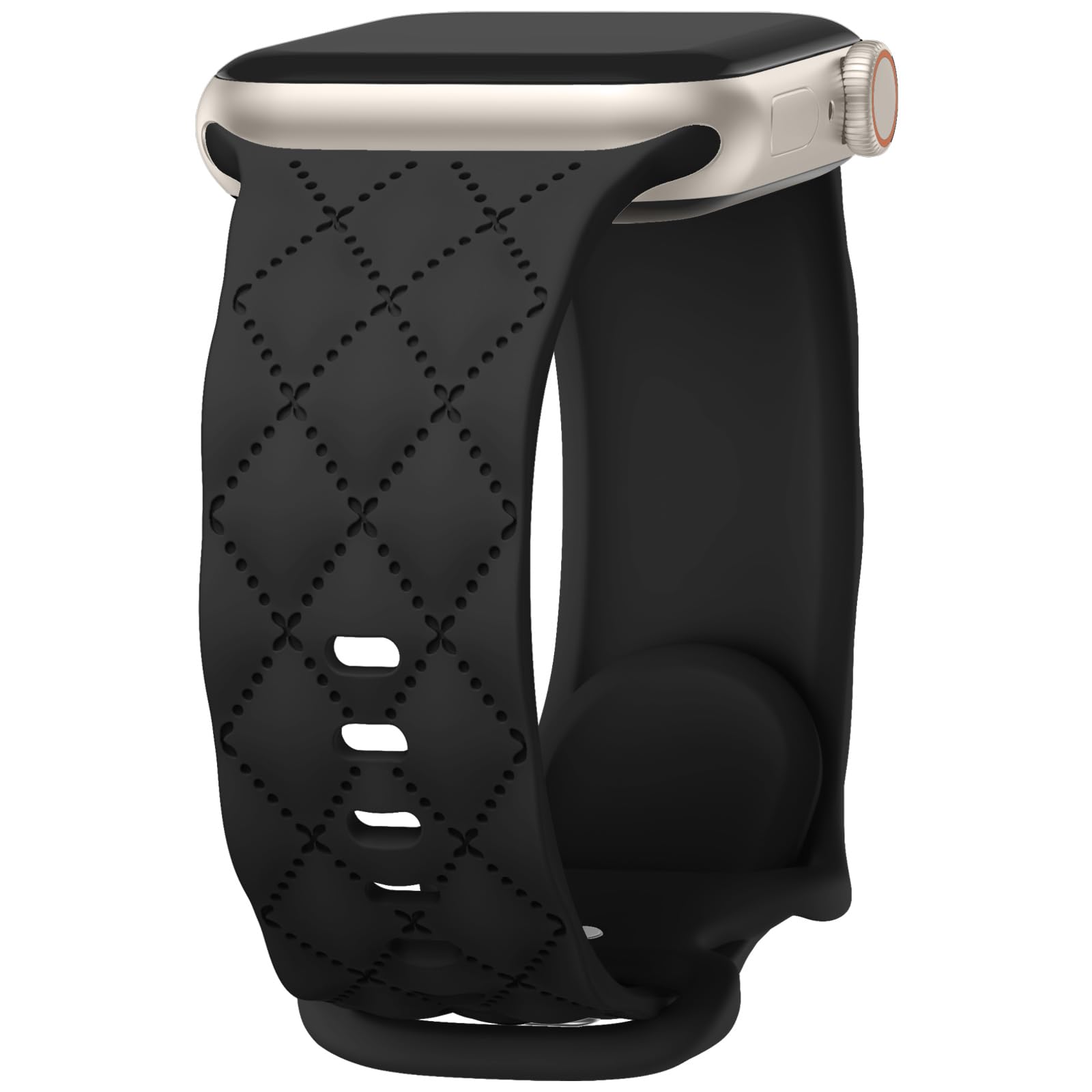 Witzon Silicone Band Compatible with Apple Watch Bands for Women 42mm 41mm 40mm 38mm 44mm 45mm 46mm 49mm