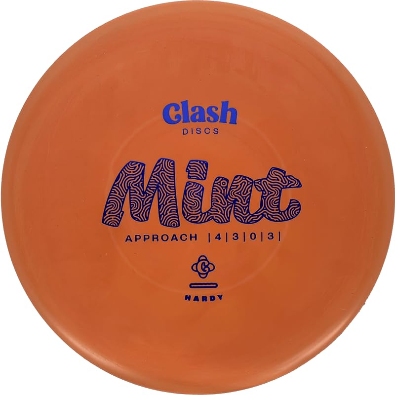 Mint by Clash Discs | Midgrade Hardy Plastic | Overstable Putt and Approach Disc Golf Disc (Colors Vary)