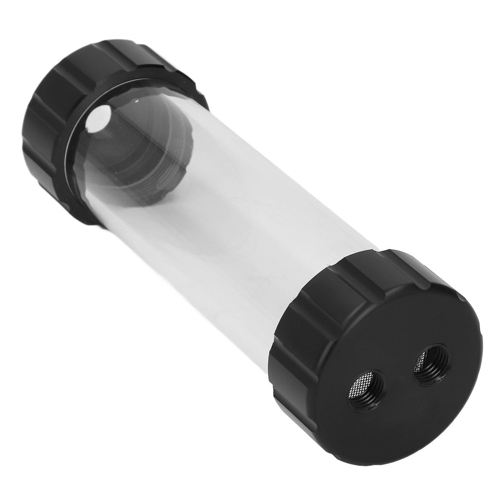 PC Water Cooling Reservoir, Computer Water Cooling Cylinder Transparent 220ml Water Cooler Reservoir, PC Computer Liquid Water Cooling Radiator, POM and PMMA Water Reservoir for PC