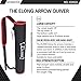 SZEO Archery Back Arrow Quiver Holder - Adjustable Quivers for Arrows for Bow Hunting and Target Practicing Youth and Adults, Red