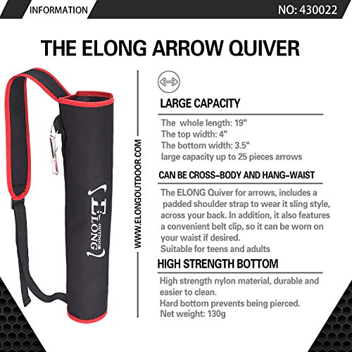 SZEO Archery Back Arrow Quiver Holder - Adjustable Quivers for Arrows for Bow Hunting and Target Practicing Youth and Adults by SZEO - Image 6