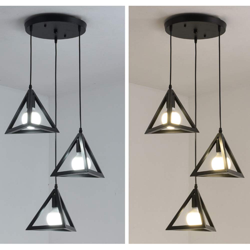 Industriale Lampadario Retrò E27 Moderno Camera da Letto Soggiorno