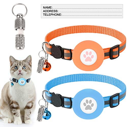 2 pezzi Collare per gatti - Airtag Collare per