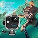 Waterproof Housing Case for GoPro Hero11Black Mini,131ft/45M Diving Protective Housing Shell for Hero 11 Black Mini Action Camera Underwater Dive Case Shell with Mount & Thumbscrew