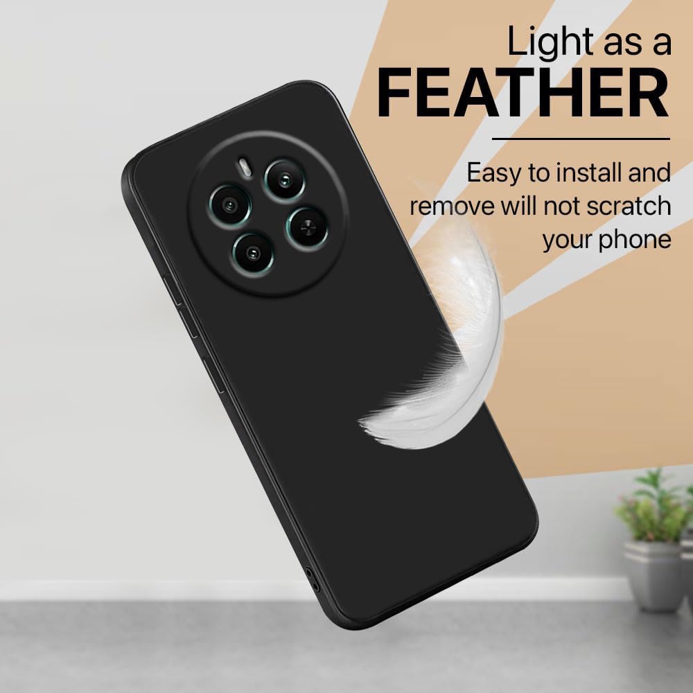 Amazon Brand- Solimo Basic Case for Realme 12 Plus 5G (Silicone_Black) Amazon Brand- Solimo Basic Case for Realme 12 Plus 5G (Silicone_Black)