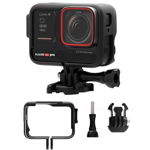Insta360 Ace Pro 対応 カメラケージ 保護ハウジング 固定保護ブラケットコールドシュースロット取り付け可能なフィルライトマイク