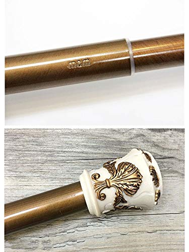Tringle à rideau de douche extensible pour salle de bain et balcon - 4